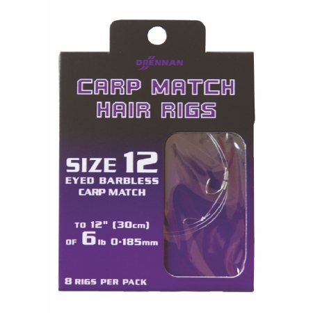 Drennan Carp Match Barbless Hair Rigs Drennan Carp Match Barbless Hair Rigs